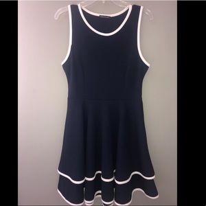 NAVY AND WHITE DRESS